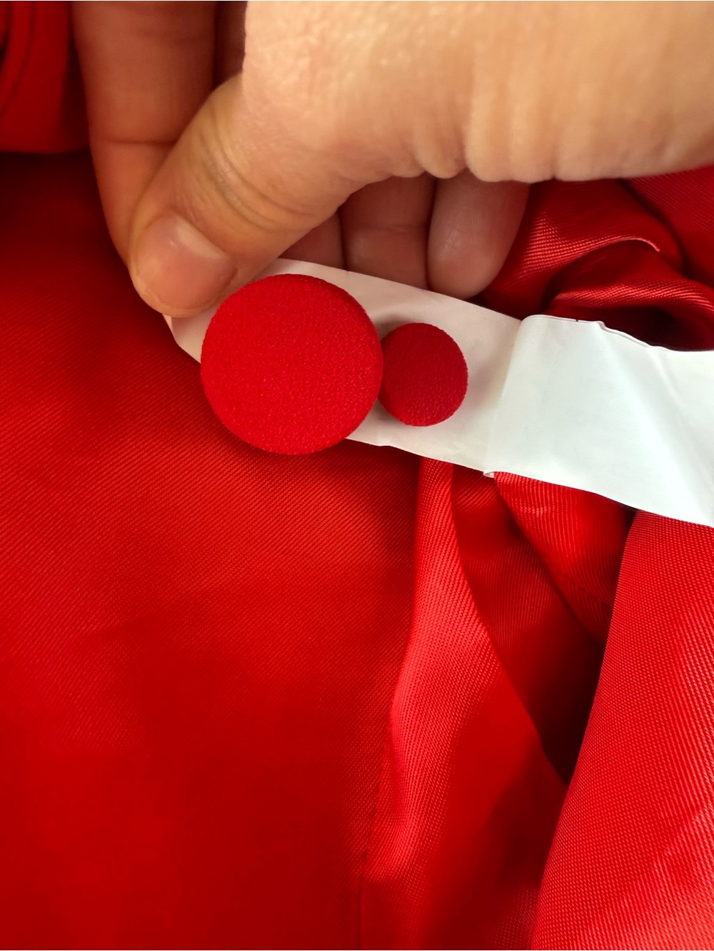 ZARA Red Double-Breasted Women's Blazer Jacket NWT - Picture 6 of 7